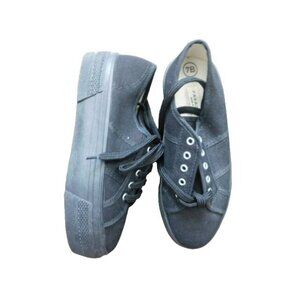 Paradox Size 7B Black Low Platform Sneakers Casual Italy